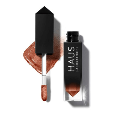 Haus Labs by Lady Gaga Glam Attack Eye Liquid Shimmer Powder-Froze Bronze 3.5mL