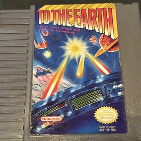 To The Earth (Nintendo NES, 1989) Loose Game Cartridge Only