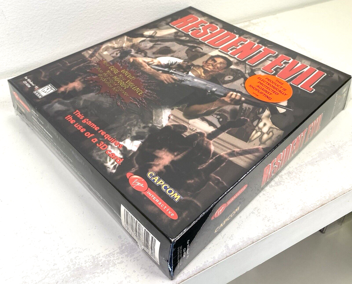 Resident Evil 1 Capcom Big Box PC Windows Computer New in Box 1996