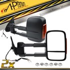 <!--F#f_0-->Black Extendable Towing Mirrors for Mitsubishi Triton MQ MR Ute With Indicators<!--F/-->