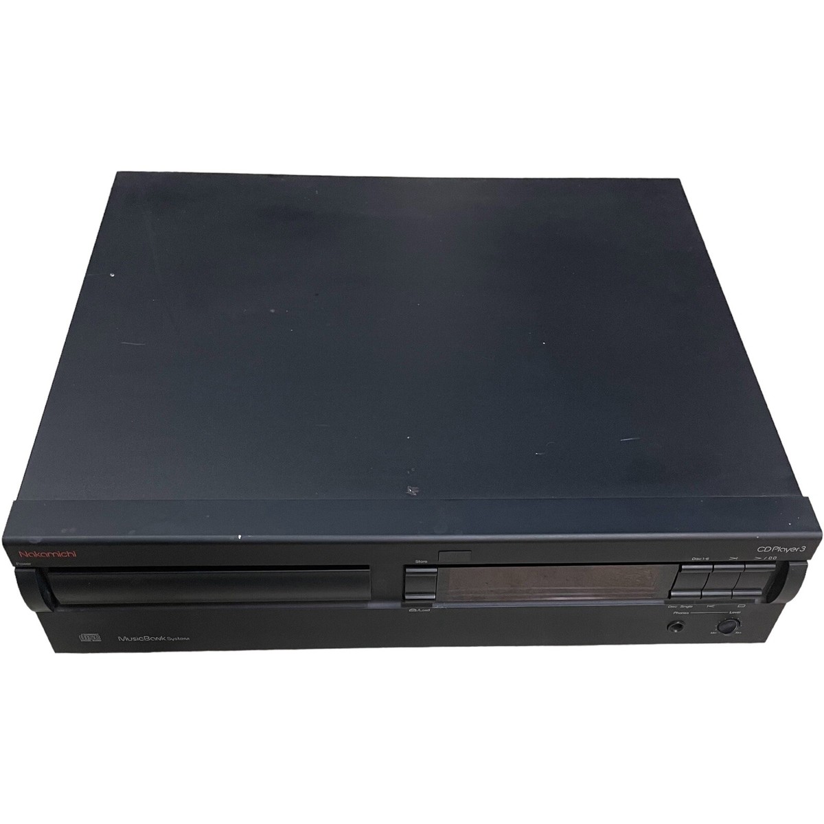 back number3rdデモCD then fish Nakamichi CD Player 3 Music Bank System For Parts Repair