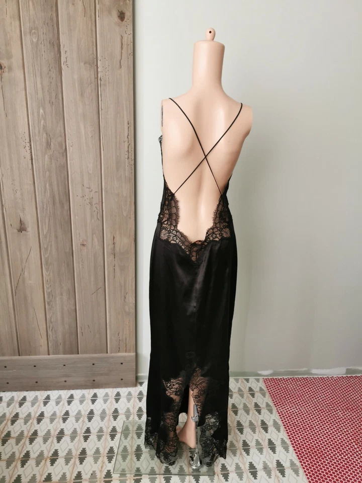 ERMANNO SCERVINO SILK SLIP DRESS SZ M - Image 3 of 4