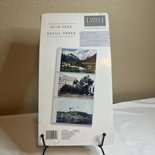 NEW Lifes Moments Acid-Free Refill Pages Photo Album 180 Photos Triple Slimline