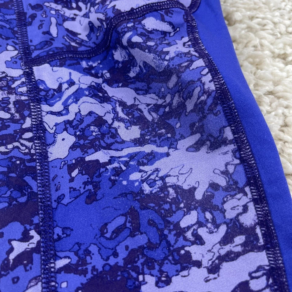 under armour youth girls size small???? atheltic leggings purple blue - Image 4 of 4