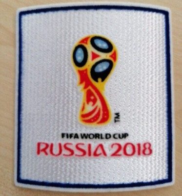 FIFA World Cup Russia 2018 Sleeve Patch Ärmelabzeichen zum Aufbügeln auf Trikots