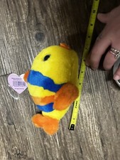 Vintage Puffkins Plush Clown Fish Jules 8-25-98 NWT