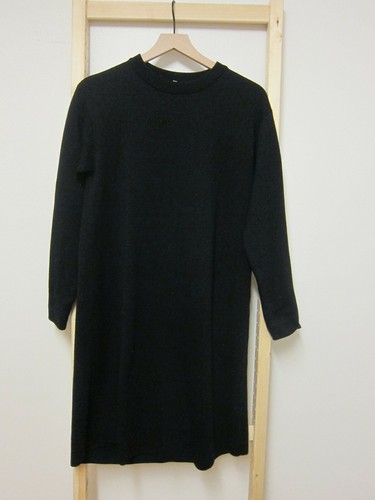 Women's Muji Black Sweater Dress Size 