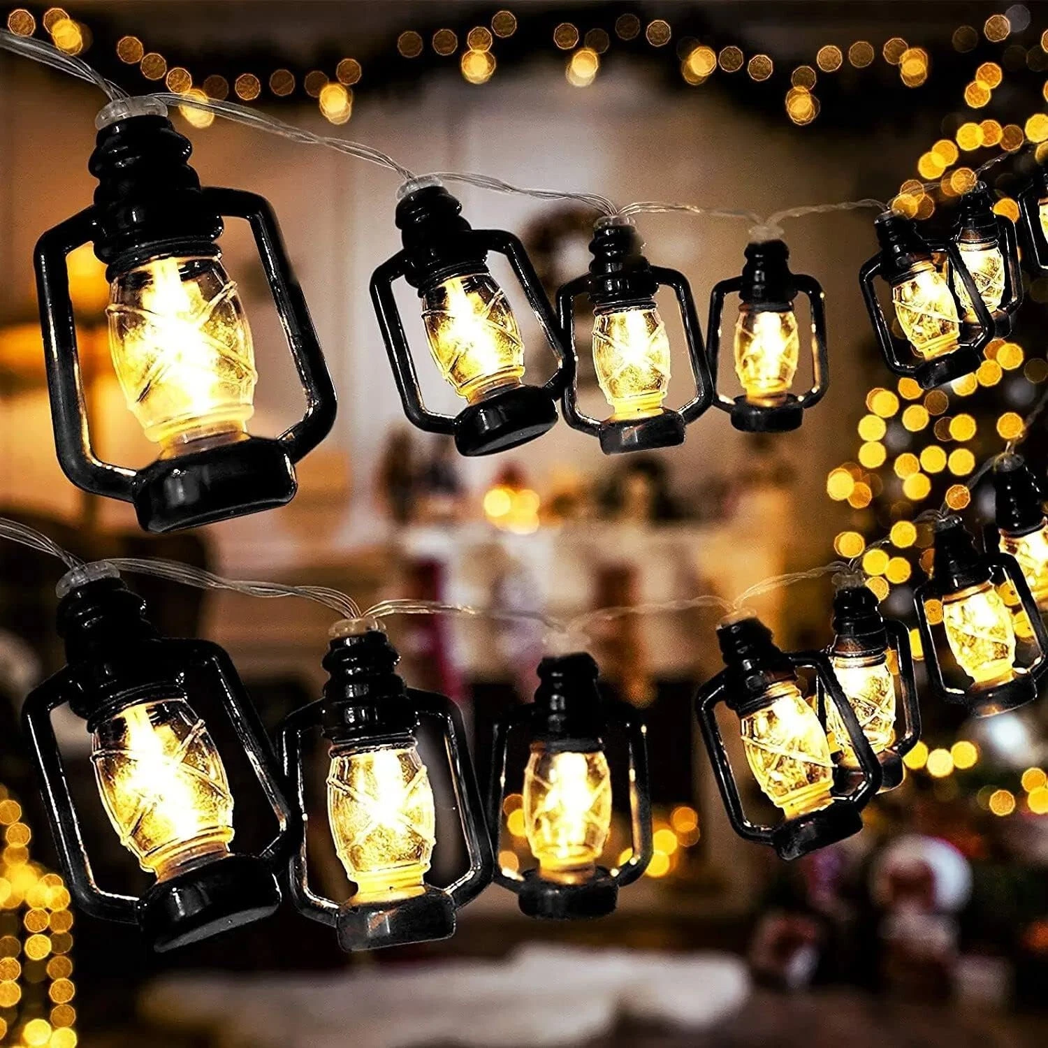 Lexton Lantern 10 LED String Lights for Home Decoration 2 Meter Hanging Light
Opens in a new window