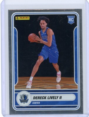 2023 Panini Stickers Card #81 Dereck Lively II Silver Foil Rookie RC