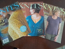 Interweave Knits lot of 3: Spring 2011, Spring 2012, Summer 2014
