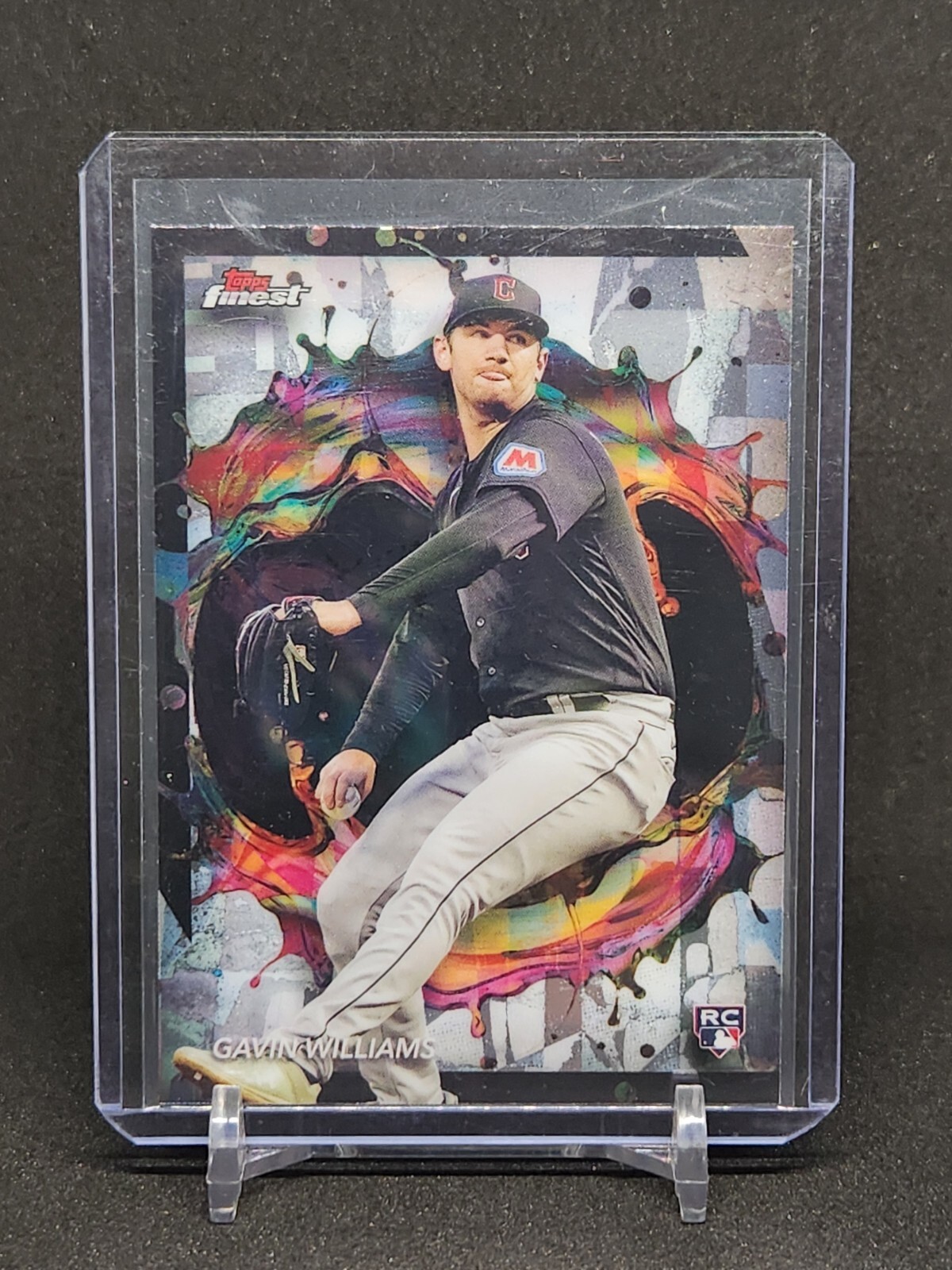 2024 Topps Finest Rare #242 Gavin Williams RC Guardians Rookie
