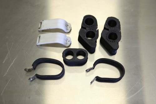 95-98 Porsche 911 993 Oil Line Mounting Kit 993.207.305.01 993.207.303.00 A1