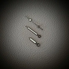 HANDS SET BP PADDLE STYLE GUNMETAL BRUSHED C3 / SEIKO MOD SKX SKX007 NH35 NH36 N