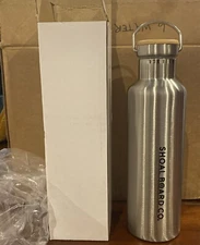 NEW Stainless Water Canister BPA Free Cork Twist Top Shoal Boards Snowboard Hike