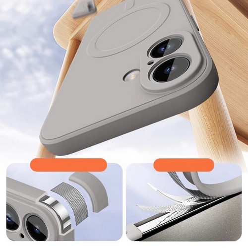 Coque silicone magnétique Magsafe pour iPhone 17 16 15 14 Pro Max 13 12 11 Cover - Zdjęcie 8 z 26