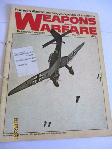 Purnell's Weapons and  Warfare Weekly Magazine Part 7 VINTAGE SC c1978 - Picture 1 of 7