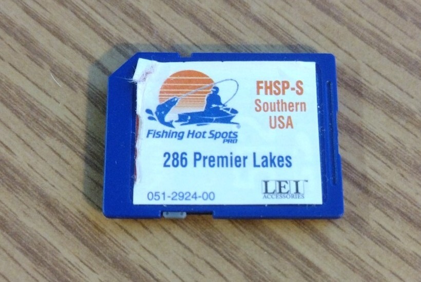 Fishing Hot Maps Southern USA 286 premier SD Navionics Lowrance Fishing