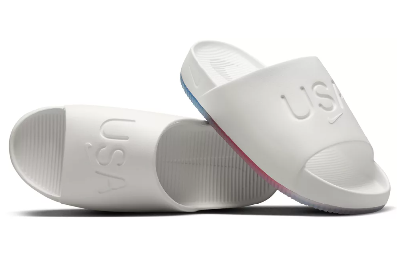 【Nike】 Men's Calm Slides オリンピック USA サンダル Nike Men's Calm USA Olympics Slides White Red Royal ALL