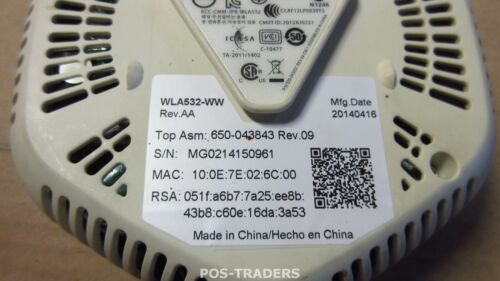 Point d'accès LAN sans fil Juniper Networks WLA532-WW WLA532 300 Mbps 2,4 GHz 5 GHz - Photo 3/3