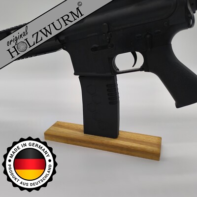 Ständer für Airsoft Modelle M4 M16 AR15 kompatibel Halter Softair Holz