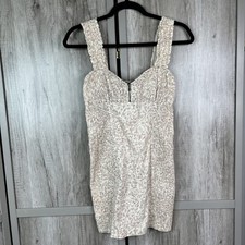 Free People Intimately Mini Dress Smocked Wide Straps Sleeveless Cotton XS