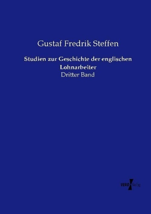 Gustaf Fredrik Steffen | Studien Zur Geschichte Der Englischen