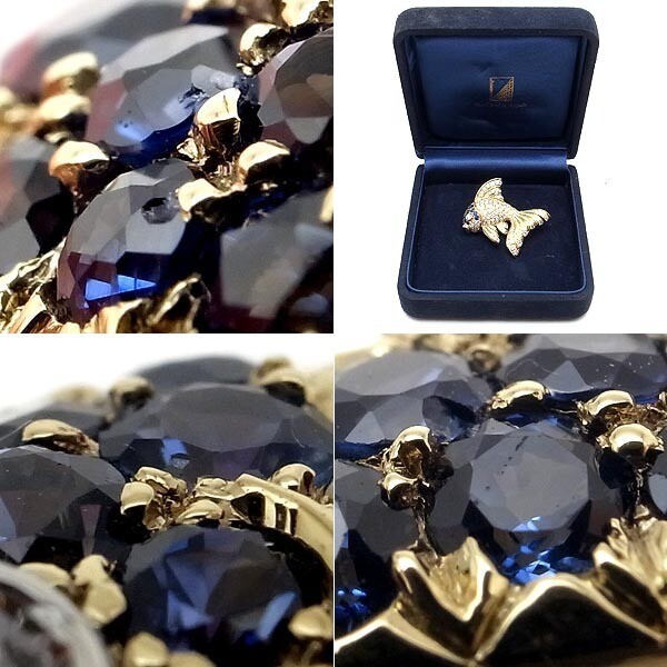 王冠と星のデザイン 襟章 K18 バッチ 王冠と星のデザイン 襟章 K18 バッチ 王冠と星のデザイン 襟章 K18