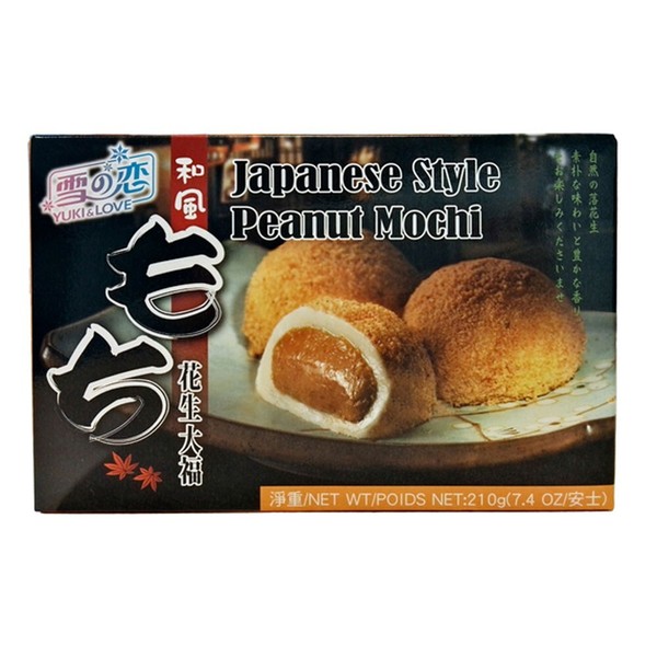 210G (6 StüCk) Yuki & Love Erdnuss Mochi ReisküChlein Peanut Mochi Taiwan-image
