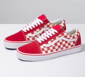 womens red old skool vans