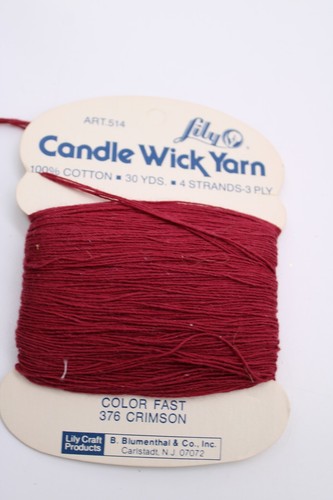 12 Skeins Spools Lot Candle Wicking Wick Yarn Cross Stitch CSO Cotton 3 ply - Picture 13 of 17