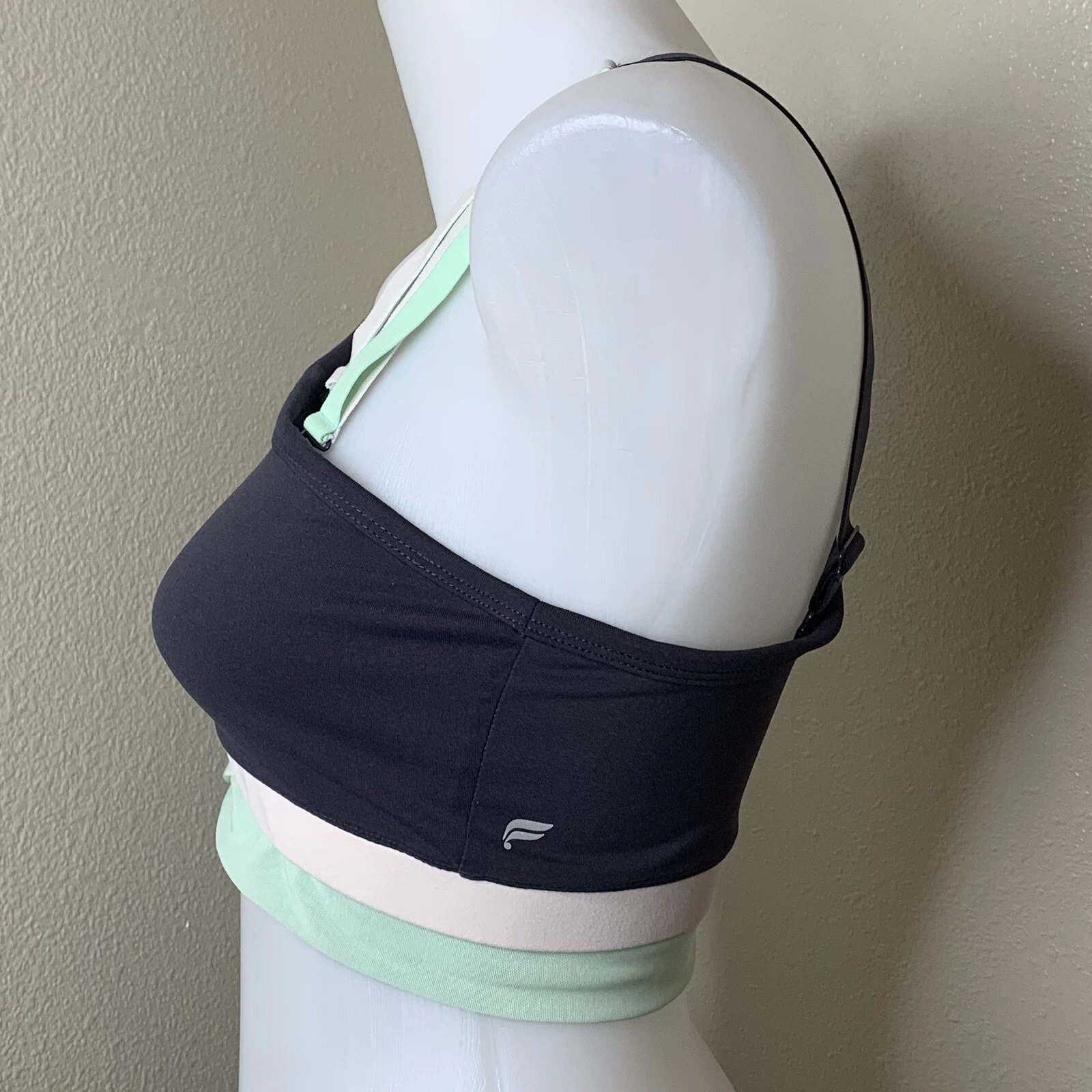 fabletics strappy one shoulder tank-bra