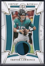 2022 National Treasures #CEN-TLA Trevor Lawrence Century Materials Gold #/49