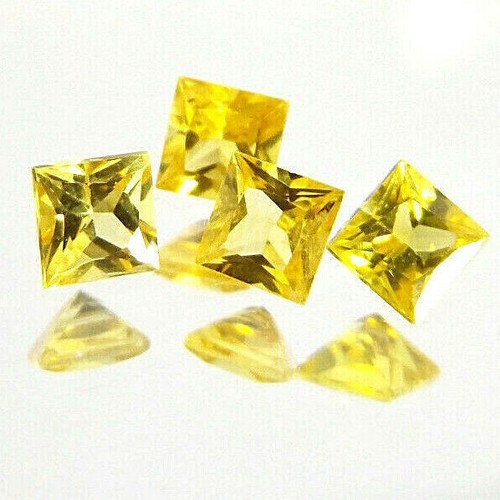 Saphir Jaune-Vert Naturel - 1,01 Carat - 6.4mm X 5mm - Certificat Inclus - Neuf Avec étiquette