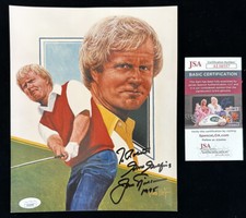 Jack Nicklaus SIGNED 8x10 Personalized To Robert Golf Photo w/ JSA COA