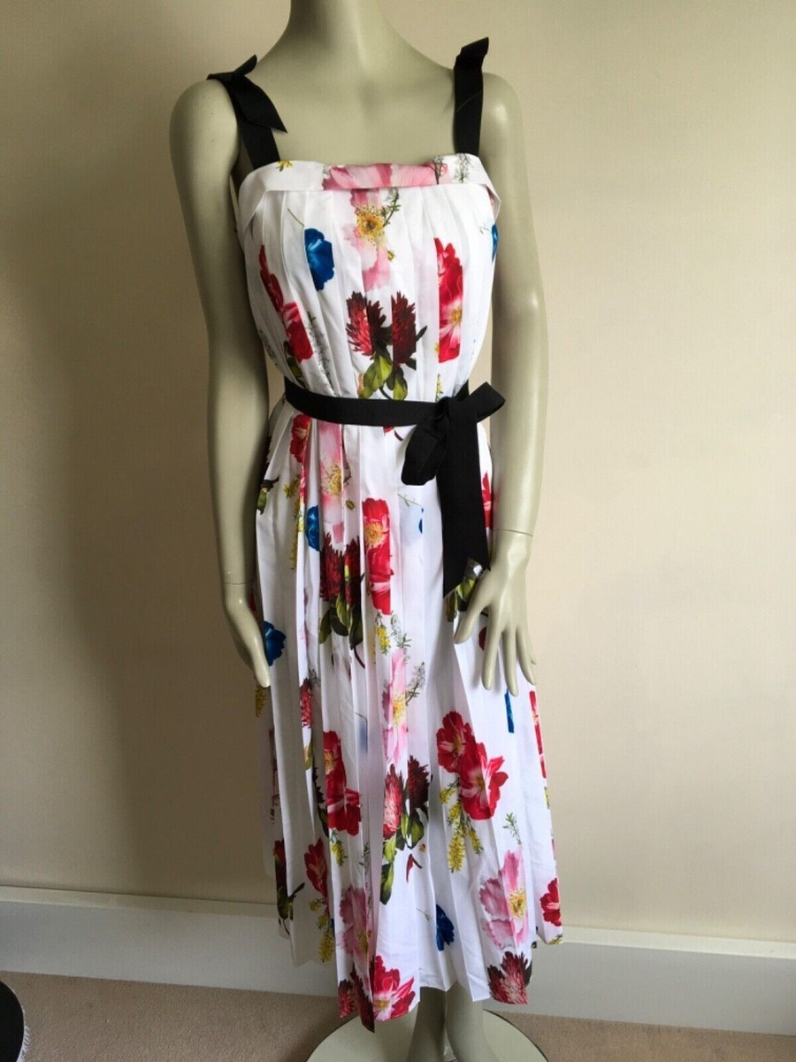 NEW Ted Baker Melbii Berry Sundae Tie Strap Dress SZ UK 10 UK