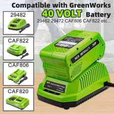 40V Charger for GreenWorks G-MAX 29462 29463 29472 24252 29302 40 Volt Battery