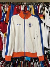 2010 2011 NETHERLANDS HOLLAND AWAY FOOTBAL SOCCER TRACK JACKET NIKE 377348-100 S