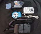 *For Parts Or Repair* Digital/Film Vintage Cameras Lot Bundle