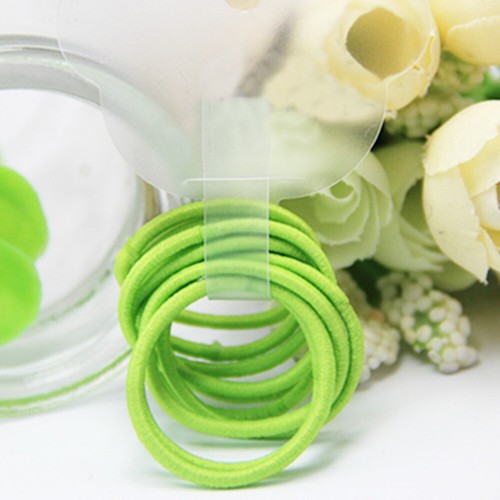 10Pc Colorful Girls Elastic Hair Tie Kids Mini Ponytail Holder Rubber Band Rings - Picture 5 of 47