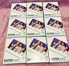 9 Boxes Fujifilm Instax WIDE Instant Film for Fuji Wide Camera, Date: Nov 2026