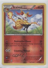 Braixen Reverse Foil Pokemon XY Fates Collide #12