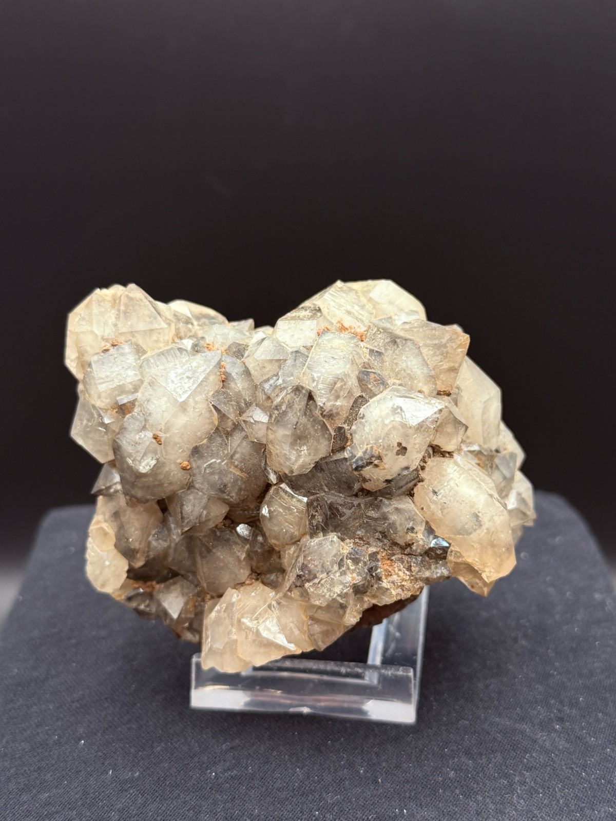 CUARZO Quartz - Mina Romulo, Llano Beal, Murcia - ESPAÑA MINERAL 10x6x8cms K43