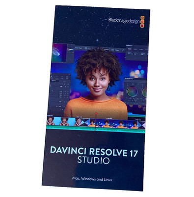 Blackmagicdesign DaVinci Resolve Studio Lizens für Mac/Windows/Linux