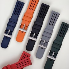 FKM Rubber Dive Watch Strap 20–22mm | Quick Release Luxury Sports Band