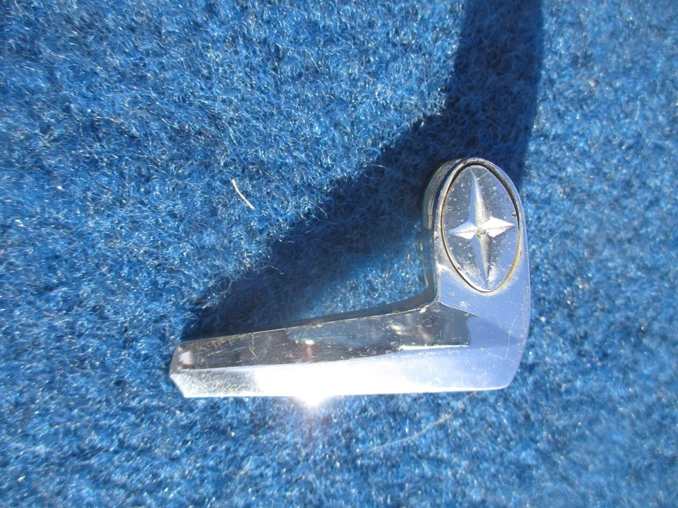 1956 1957 Lincoln Premier Capri Vent Window Handle Shinny Original Chrome - Image 2 of 4