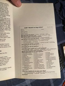 Alien Trilogy (Sega Saturn, 1996) Complete