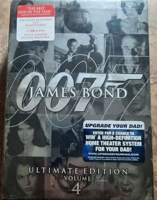 James Bond Ultimate Edition - Vol. 4 (DVD, 2009, 10-Disc Set) BRAND NEW / SEALED