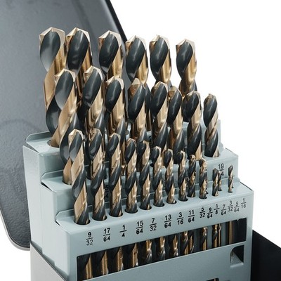 115 PCS M35 Cobalt Drill Bit Set 1/161/2 Inch Jobber Length HSS Metal Tool