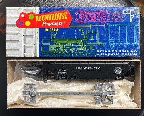 Kit de tolva de 3 bahías escala HO Roundhouse 1619 Baltimore y Ohio 435366 C50349 | Zustand: New