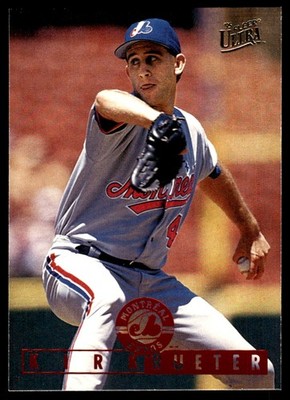 Kirk Rueter 1995 Ultra #406 Montreal Expos MLB READ FREE SHIPPING AutographDen